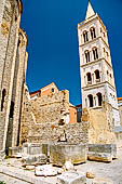 Zara, piazza del foro, il campanile della cattedrale di S. Anastasia. 