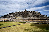 Borobudur, view of the monument