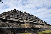 Borobudur, view of the monument