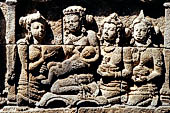 Borobudur, relief of the upper galleries 