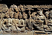 Borobudur, relief of the upper galleries 