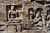 Borobudur, relief of the upper galleries 