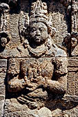 Borobudur, relief of the upper galleries