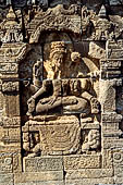 Borobudur reliefs - Second Gallery - Panel 102: Avalokitesvara.