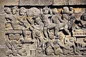 Borobudur reliefs - The Mahakarmavibhangga - Panel 0.20 