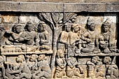 Borobudur reliefs - The Mahakarmavibhangga - Panel 0.20 