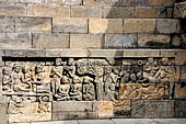 Borobudur reliefs - The Mahakarmavibhangga - Panel 0.19 