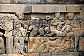 Borobudur reliefs - The Mahakarmavibhangga - Panel 0.19 