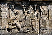 Borobudur, outer relief of the first balustrade