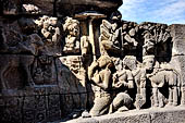 Borobudur, reliefs of the First Gallery balustrade. 