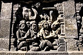 Borobudur, reliefs of the First Gallery balustrade. 