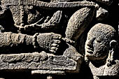 Borobudur, reliefs of the First Gallery balustrade. 