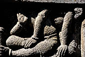 Borobudur, reliefs of the First Gallery balustrade.