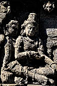 Borobudur, reliefs of the First Gallery balustrade. 