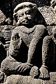 Borobudur, reliefs of the First Gallery balustrade. 