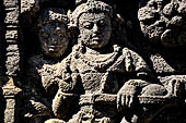 Borobudur, reliefs of the First Gallery balustrade.