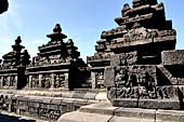 Borobudur, reliefs of the First Gallery balustrade. 