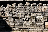 Borobudur, reliefs of the First Gallery balustrade. 