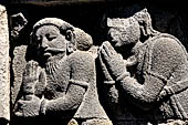 Borobudur, reliefs of the First Gallery balustrade. 