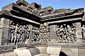 Borobudur, reliefs of the First Gallery balustrade. 