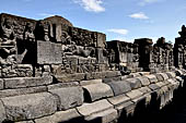 Borobudur, reliefs of the First Gallery balustrade. 