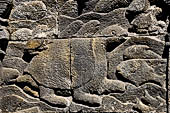 Borobudur, reliefs of the First Gallery balustrade. 