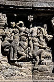 Borobudur, reliefs of the First Gallery balustrade. 