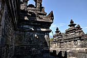 Borobudur, reliefs of the First Gallery balustrade. 