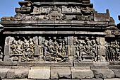 Borobudur, reliefs of the First Gallery balustrade. 