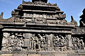 Borobudur, reliefs of the First Gallery balustrade. 