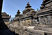 Borobudur, reliefs of the First Gallery balustrade. 