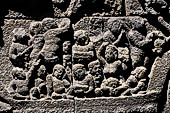 Borobudur, reliefs of the First Gallery balustrade. 