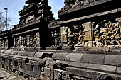 Borobudur, reliefs of the First Gallery balustrade. 