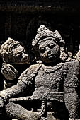 Borobudur, reliefs of the First Gallery balustrade. 