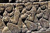 Borobudur, reliefs of the Second Gallery balustrade 