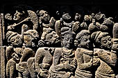 Borobudur, reliefs of the Second Gallery balustrade 