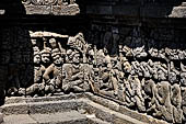 Borobudur, reliefs of the Second Gallery balustrade 