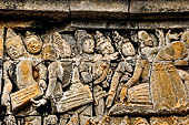 Borobudur, relief of the upper galleries 