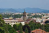 Bergamo, la citt bassa vista dalle mura venete.