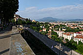 Bergamo, la citt bassa vista dalle mura venete.