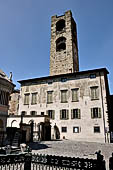 Bergamo Alta - Piazza Vecchia, la torre comunale.