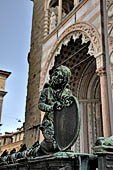 Bergamo Alta - Santa Maria Maggiore, dettagli della Cappella Colleoni. 