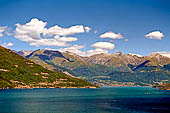 Lago di Como, panorama dell'alto lago 