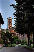 Nel Parco dell'Adda Sud. Abbadia Cerreto con la splendida abbazia dei Santi Pietro e Paolo. 