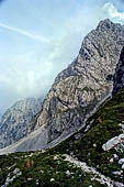 Salendo per la Val Vione  al Passo della Guaita.