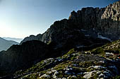 Rifugio Albani - Guardando verso il passo della Guaita