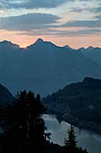 Orobie - Lago Pian Delle Casere dal rifugio Laghi Gemelli. 