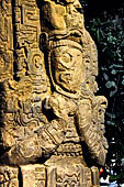 Chetumal - Museo de la Cultura Maya, reproduction of Stele I Copan.