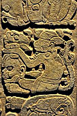 Chetumal - Museo de la Cultura Maya, reproduction of Maya glyphs. 