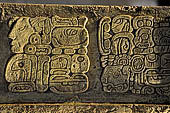 Chetumal - Museo de la Cultura Maya, reproduction of Maya glyphs. 